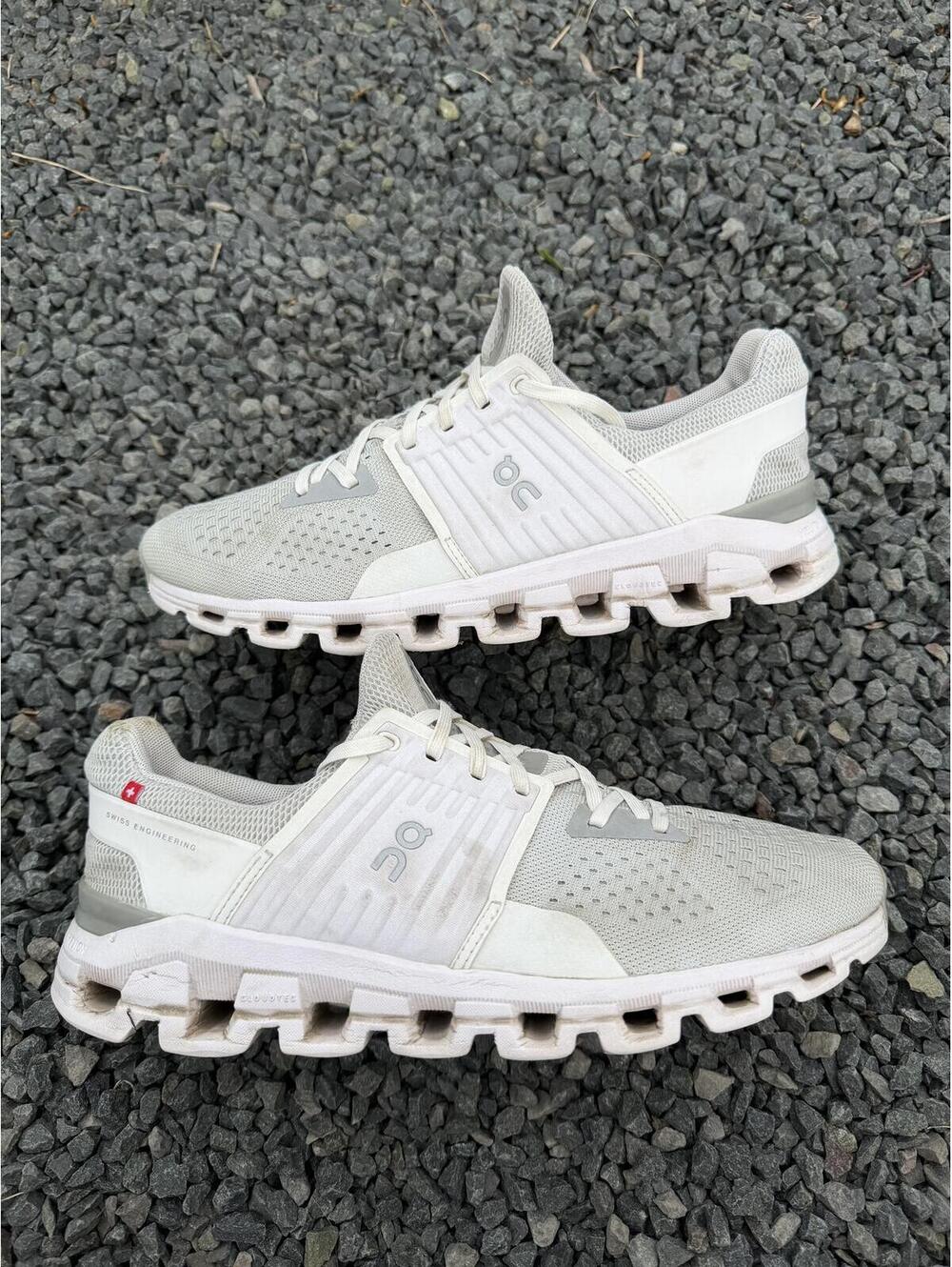 On Running Cloudswift Glacier Grey White Size 9W 7.5M